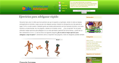 Desktop Screenshot of ejerciciosadelgazar.net